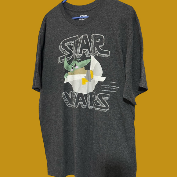 Star Wars Other - Star Wars Grogu tee in grey. Size XL. Worn once!